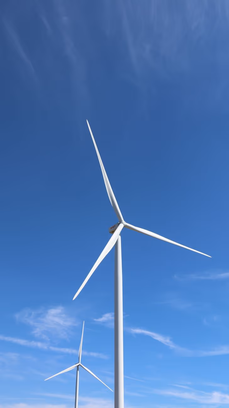 Transmission towers across open country