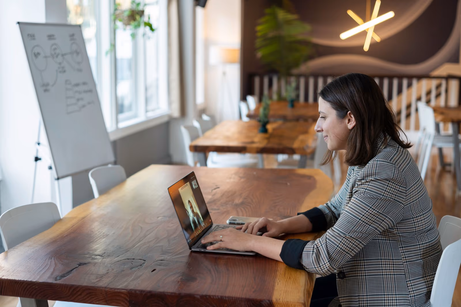 A research lead on a one to one call