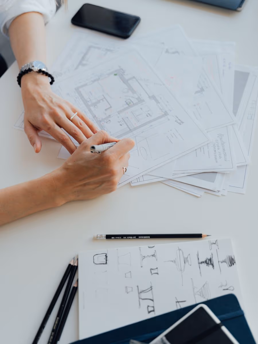 A team working through a pricing study